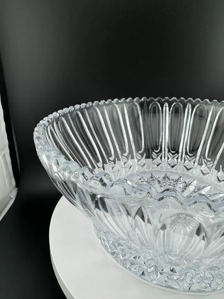 The Louvre Collection Hand Crafted Lead Crystal Bowl 8''