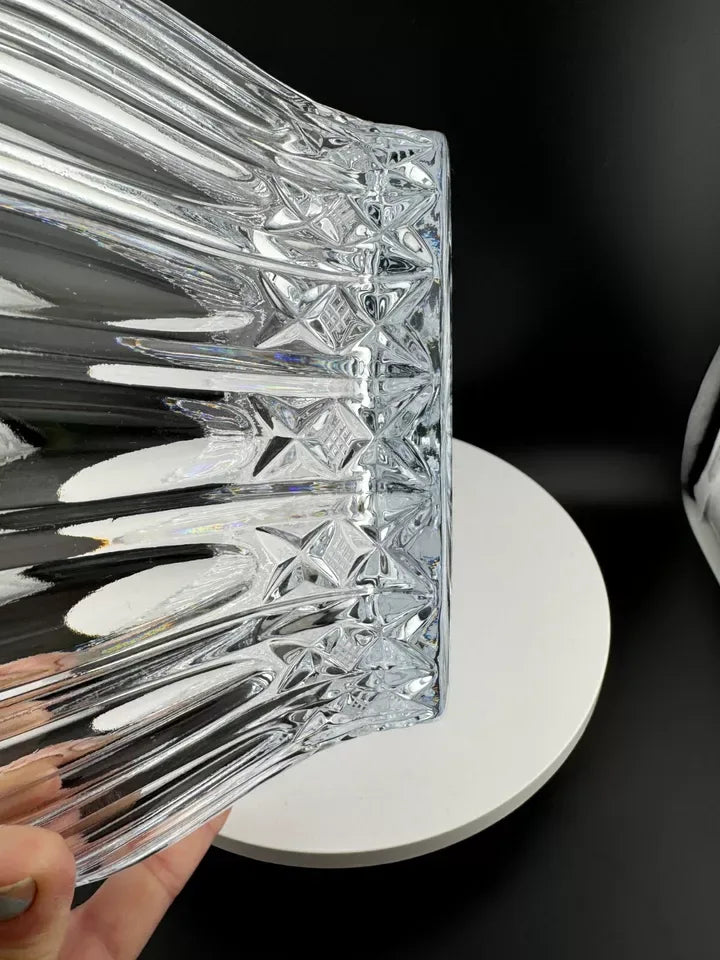 The Louvre Collection Hand Crafted Lead Crystal Bowl 8''
