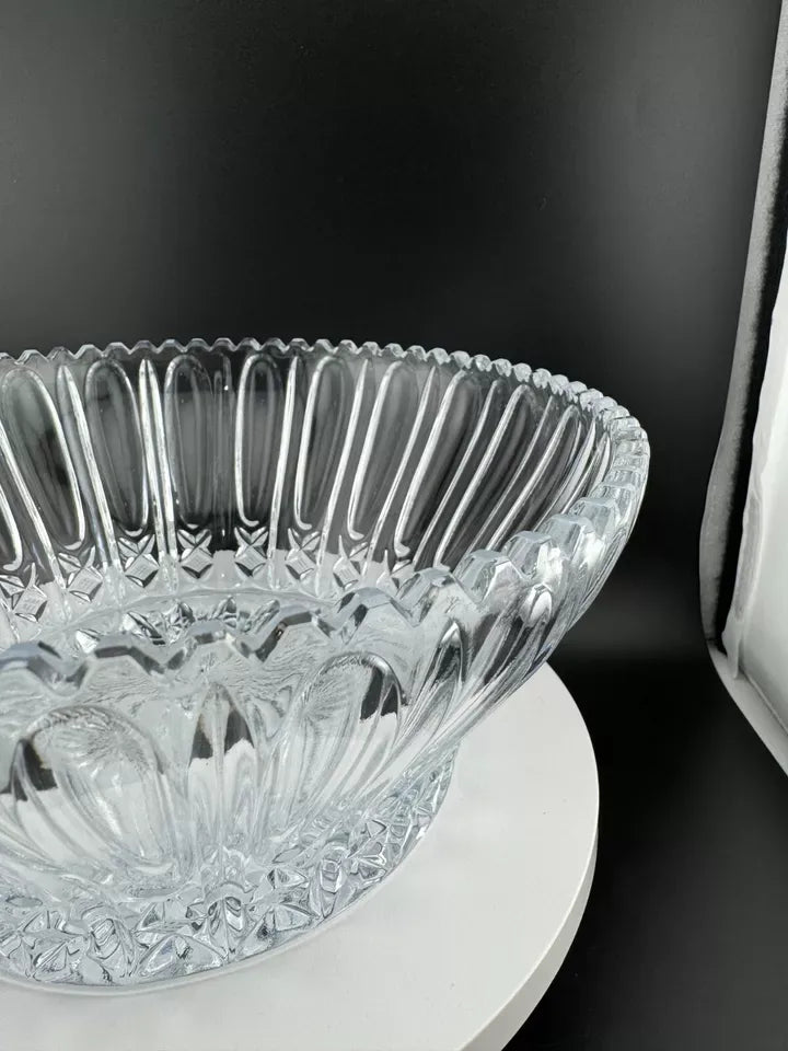 The Louvre Collection Hand Crafted Lead Crystal Bowl 8''