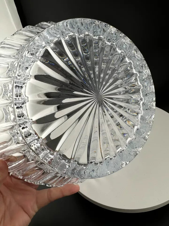 The Louvre Collection Hand Crafted Lead Crystal Bowl 8''