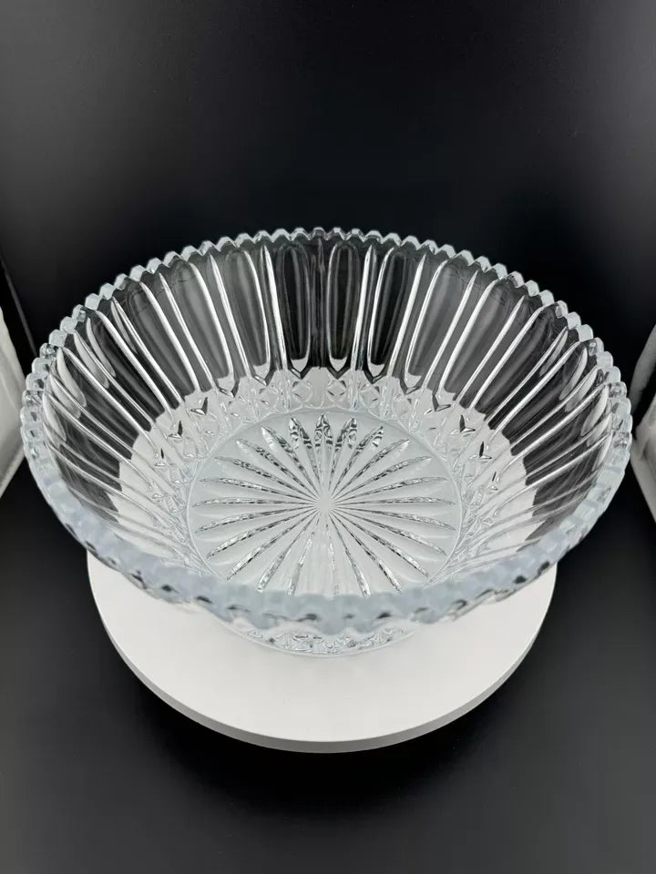 The Louvre Collection Hand Crafted Lead Crystal Bowl 8''