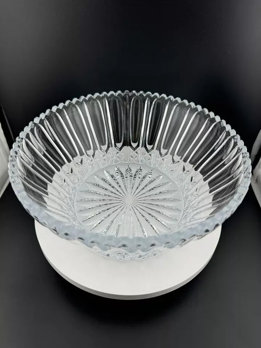 The Louvre Collection Hand Crafted Lead Crystal Bowl 8''