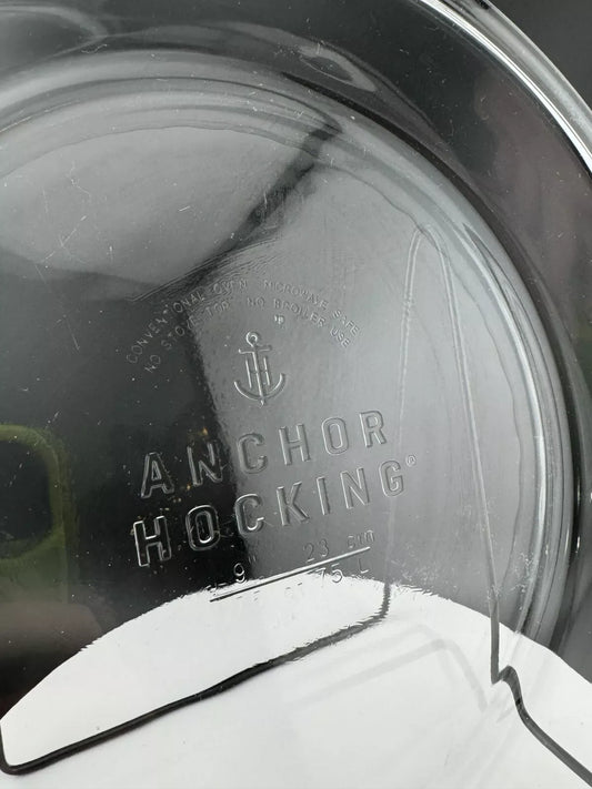 Anchor Hocking 9" Clear Glass Pie Plate