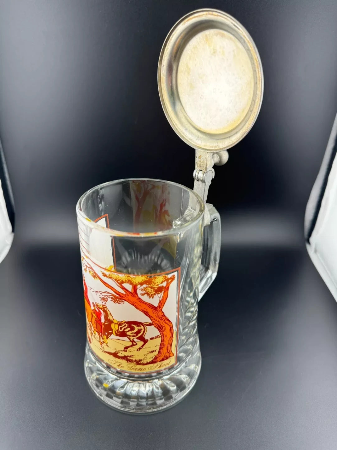 "The Game Shoot" Foxhunting Theme Beer Stein by FIYE Italy