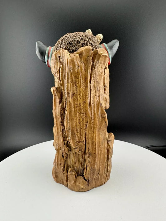 Ceramic Native American Totem Figurine