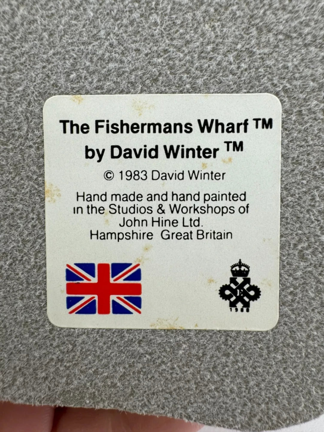 David Winter The Fishermans Wharf Figurine