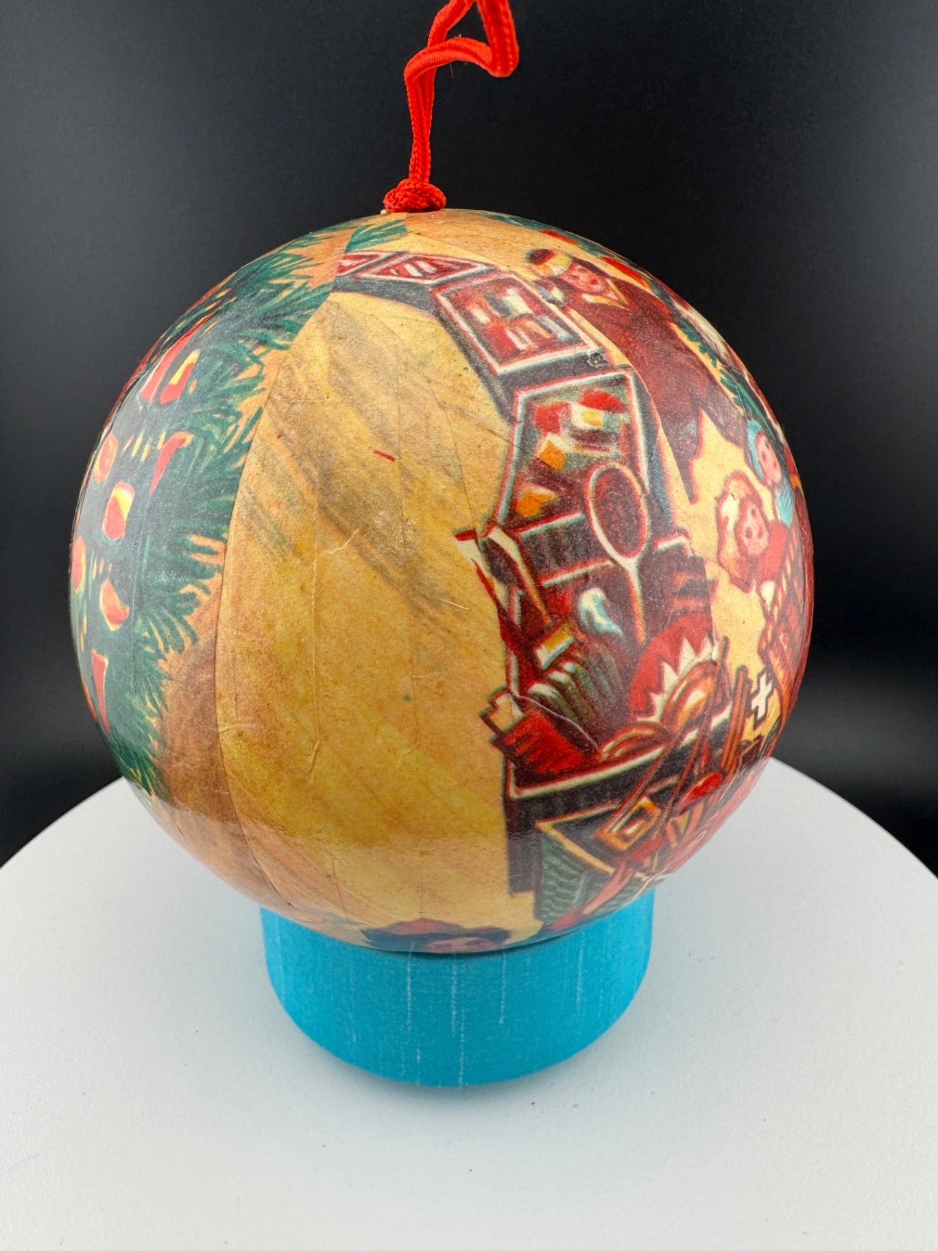 Vintage Paper Mâché Ornament