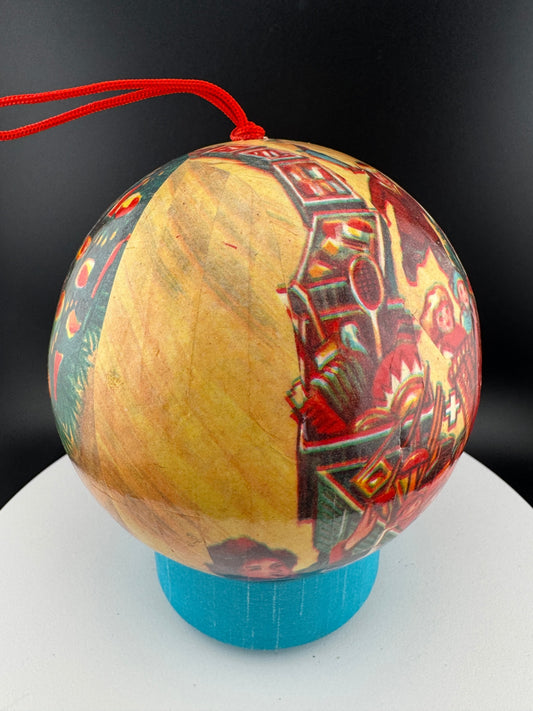 Vintage Paper Mâché Ornament