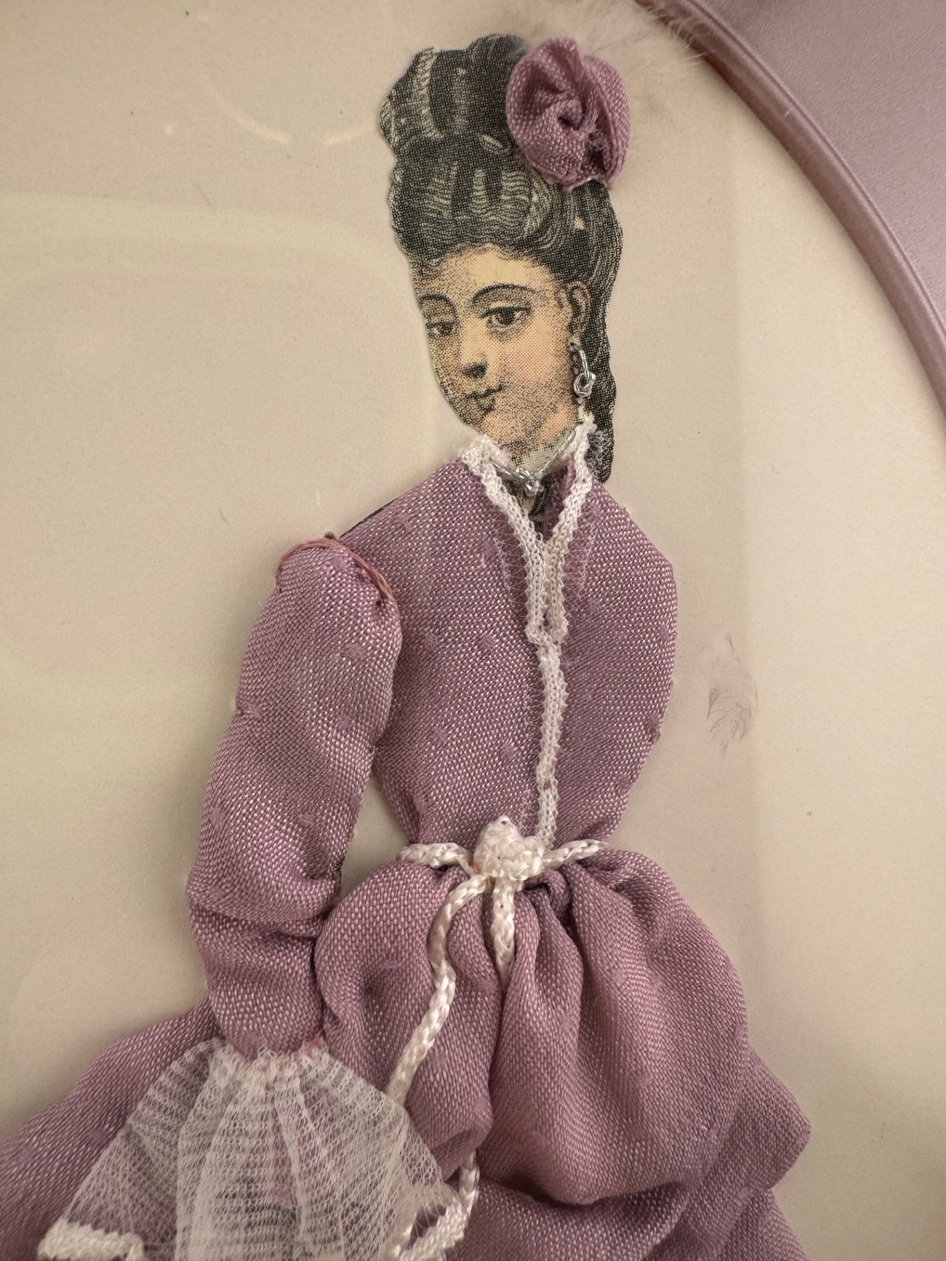 Victorian Woman Diorama - Lavender