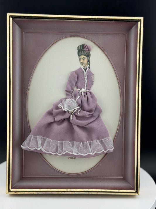 Victorian Woman Diorama - Lavender