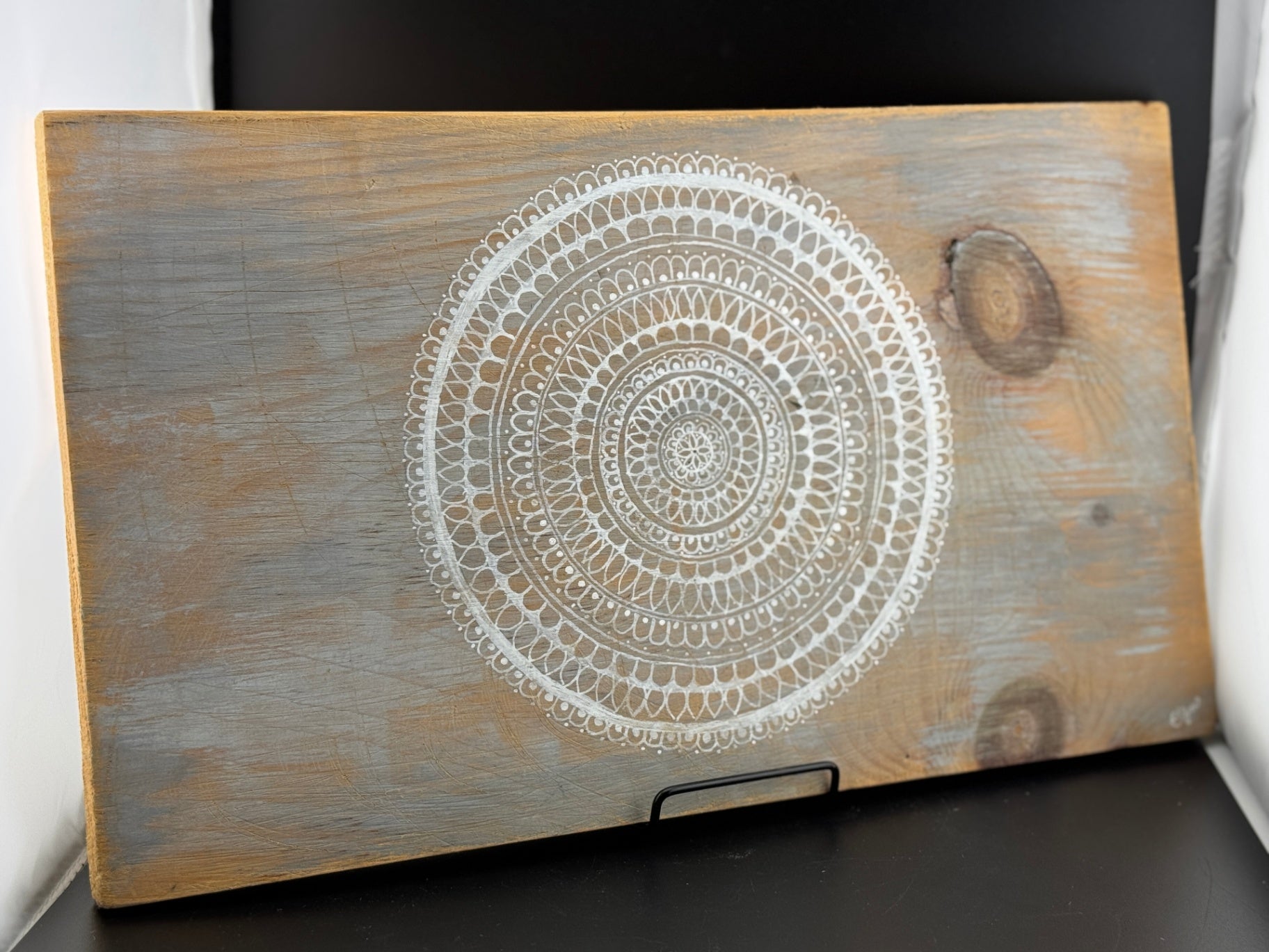 Mandala on Wood Art
