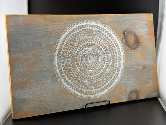 Mandala on Wood Art