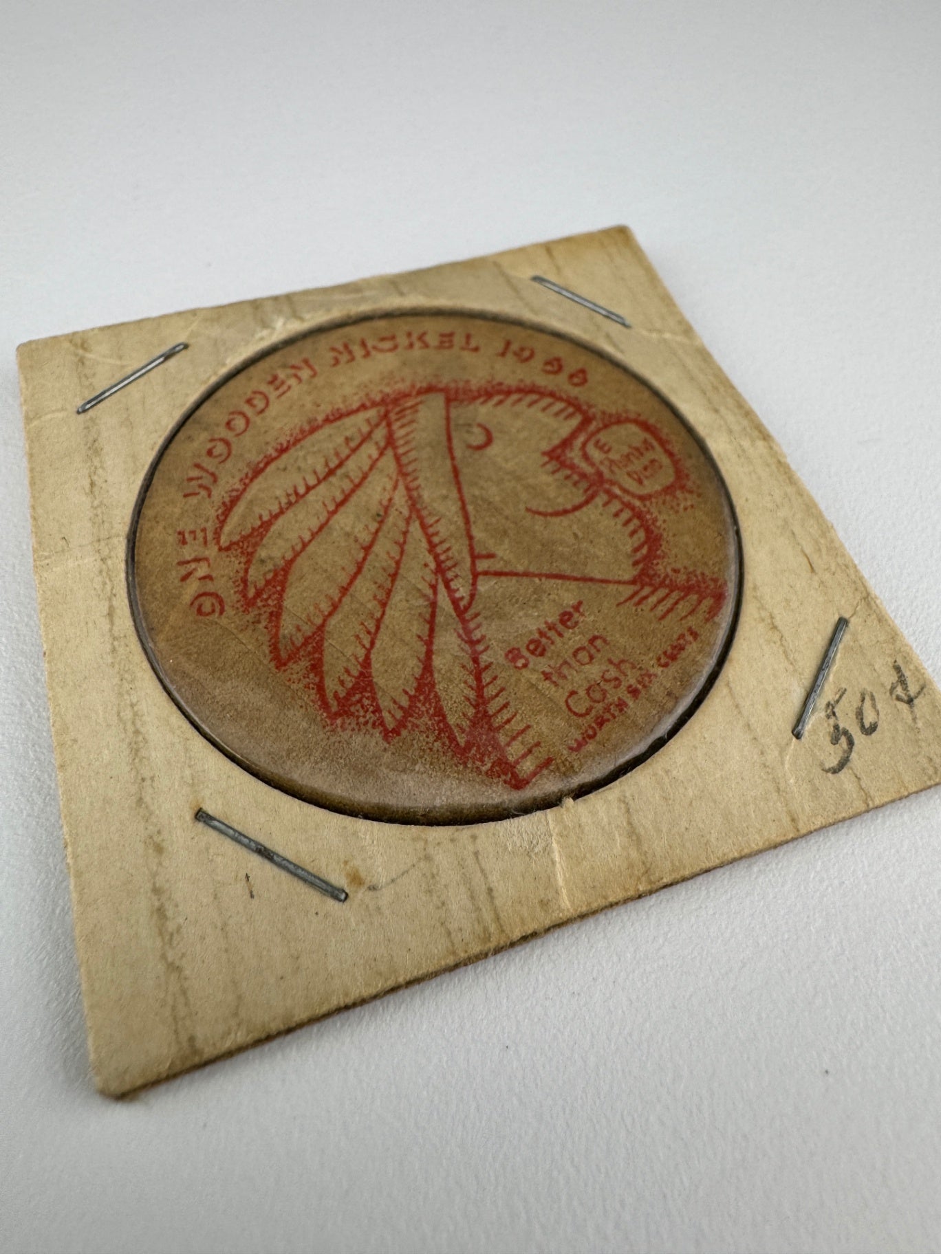 1966 Sinclair Products Wooden Nickel