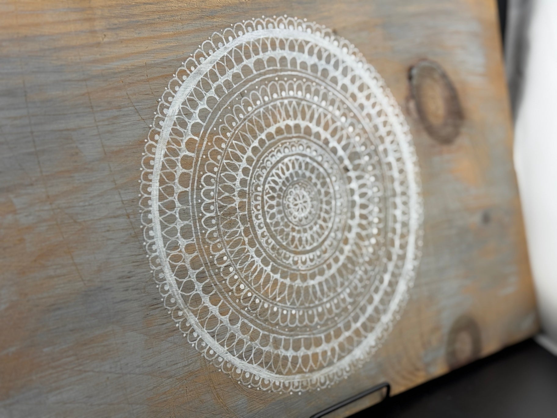 Mandala on Wood Art