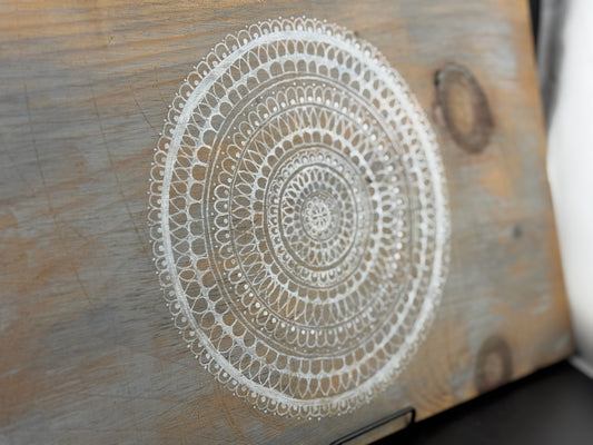Mandala on Wood Art