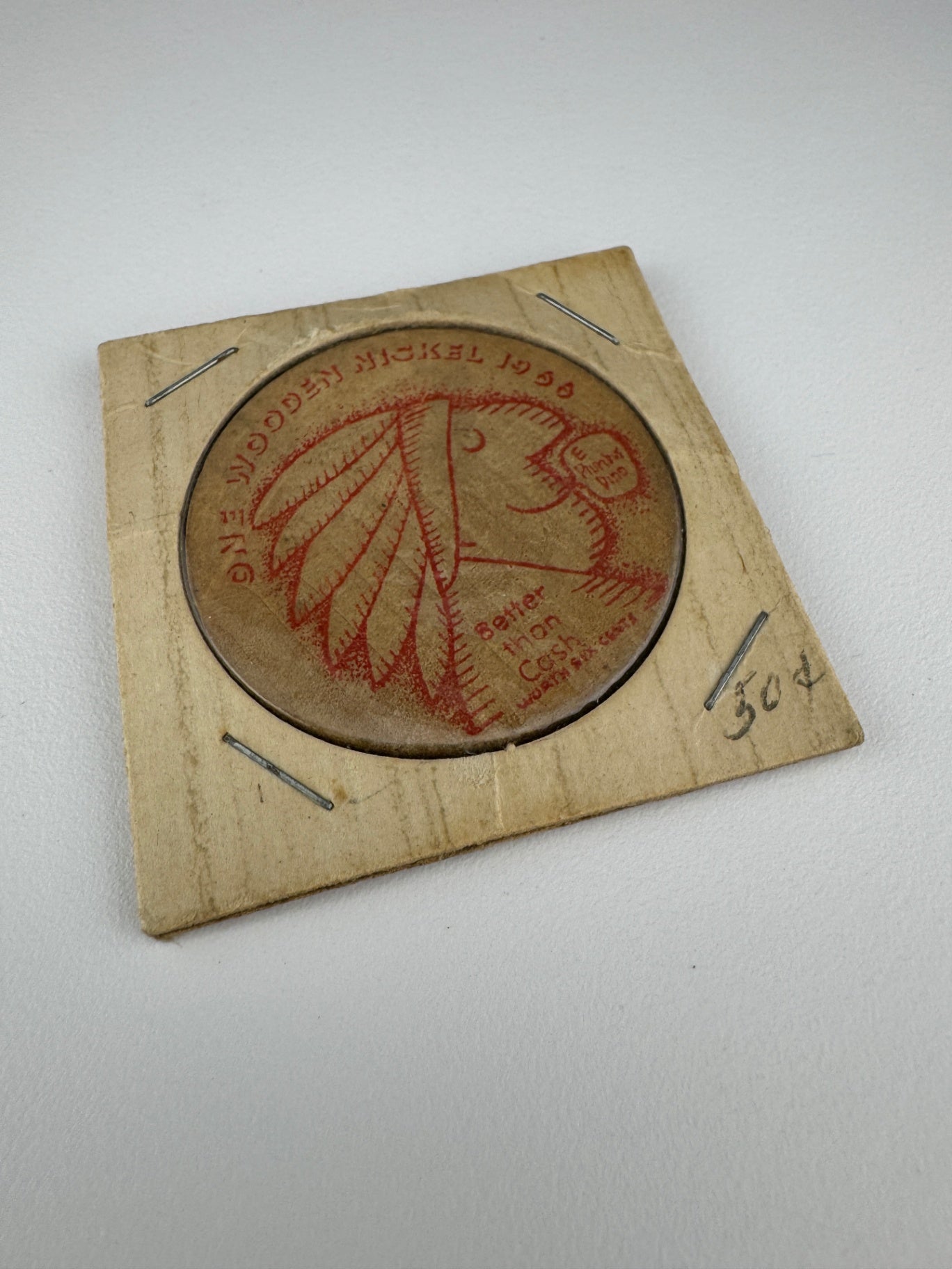 1966 Sinclair Products Wooden Nickel