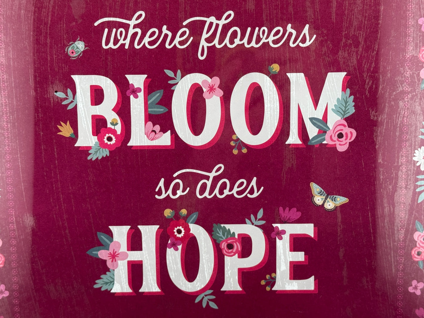 Where Flowers Bloom Decoupage Art