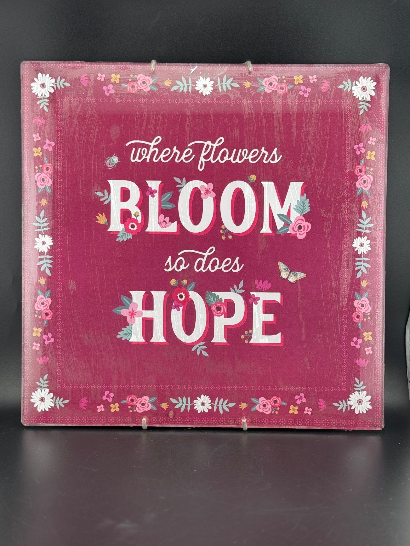 Where Flowers Bloom Decoupage Art