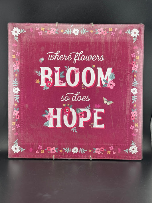 Where Flowers Bloom Decoupage Art