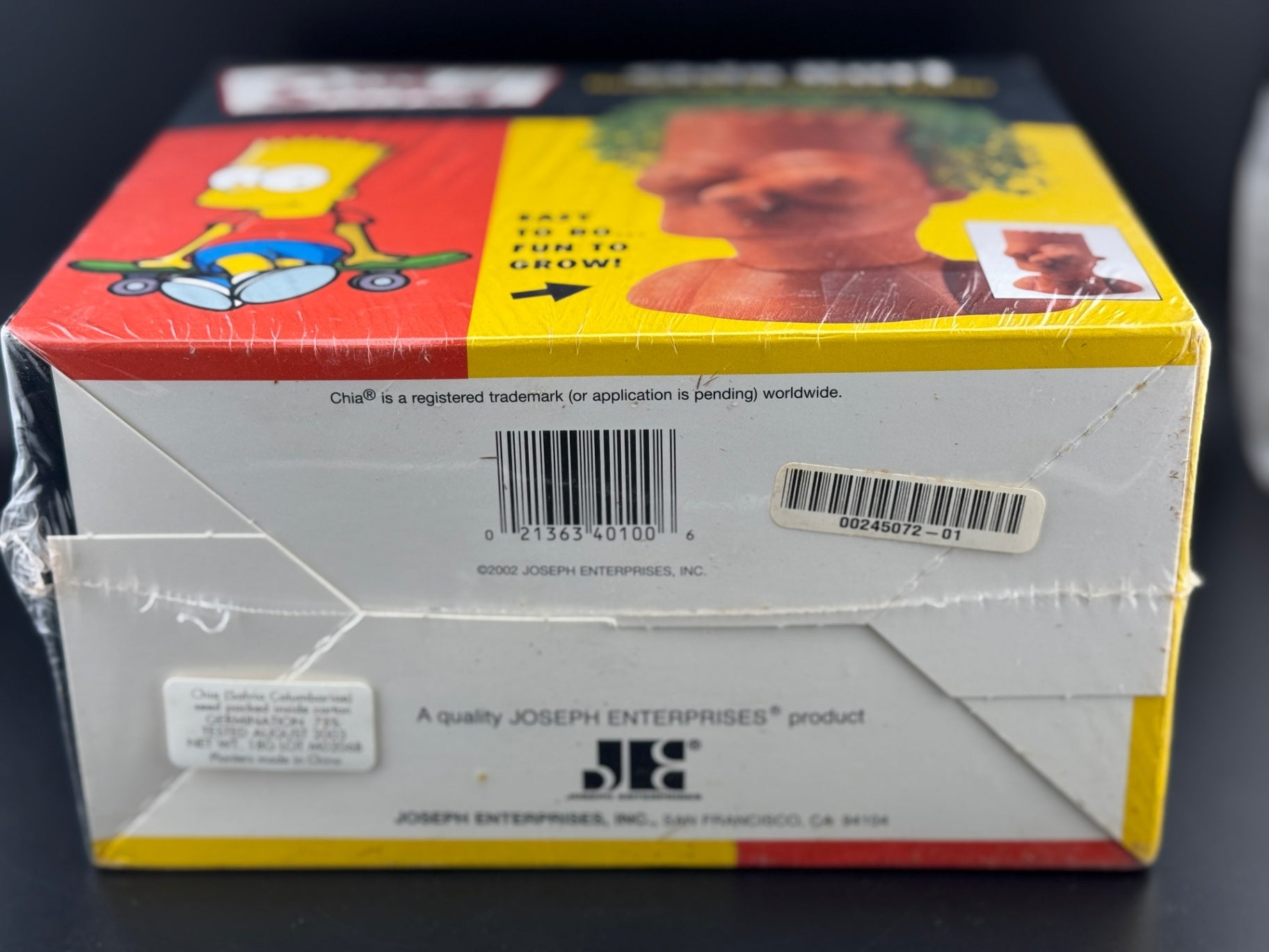 Vintage 2003 Chia Bart - New in Box