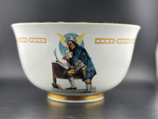 Danbury Mint Benjamin Franklin Bowl