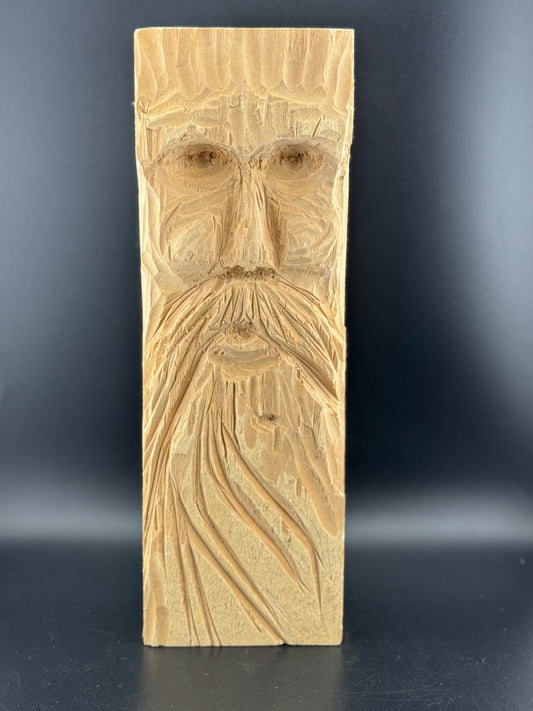 Hand Carved Folk Wood Spirit