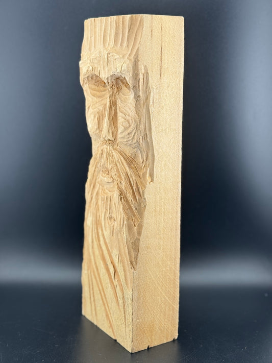 Hand Carved Folk Wood Spirit