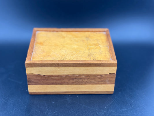 Spalted Maple & Black Walnut Trinket Box