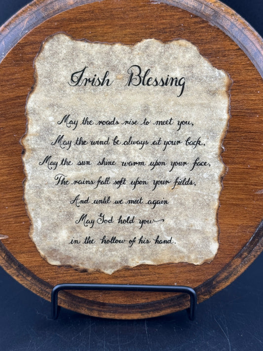 Handmade Irish Blessing Art