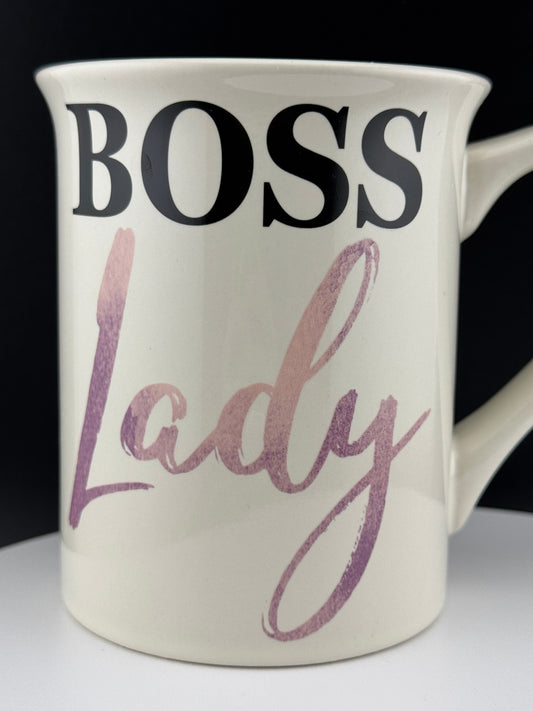 "Boss Lady" Mug by Our Name Is Mud