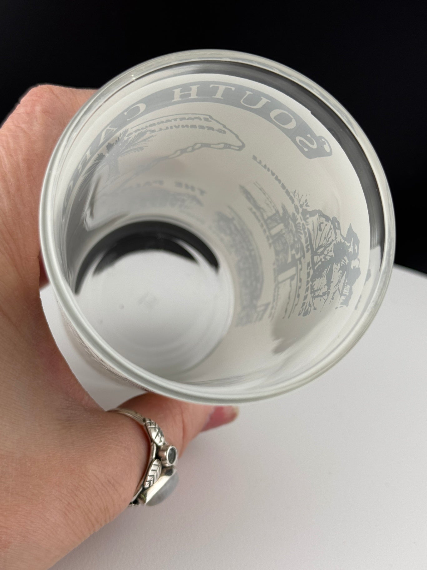 Vintage South Carolina State Souvenir Glass