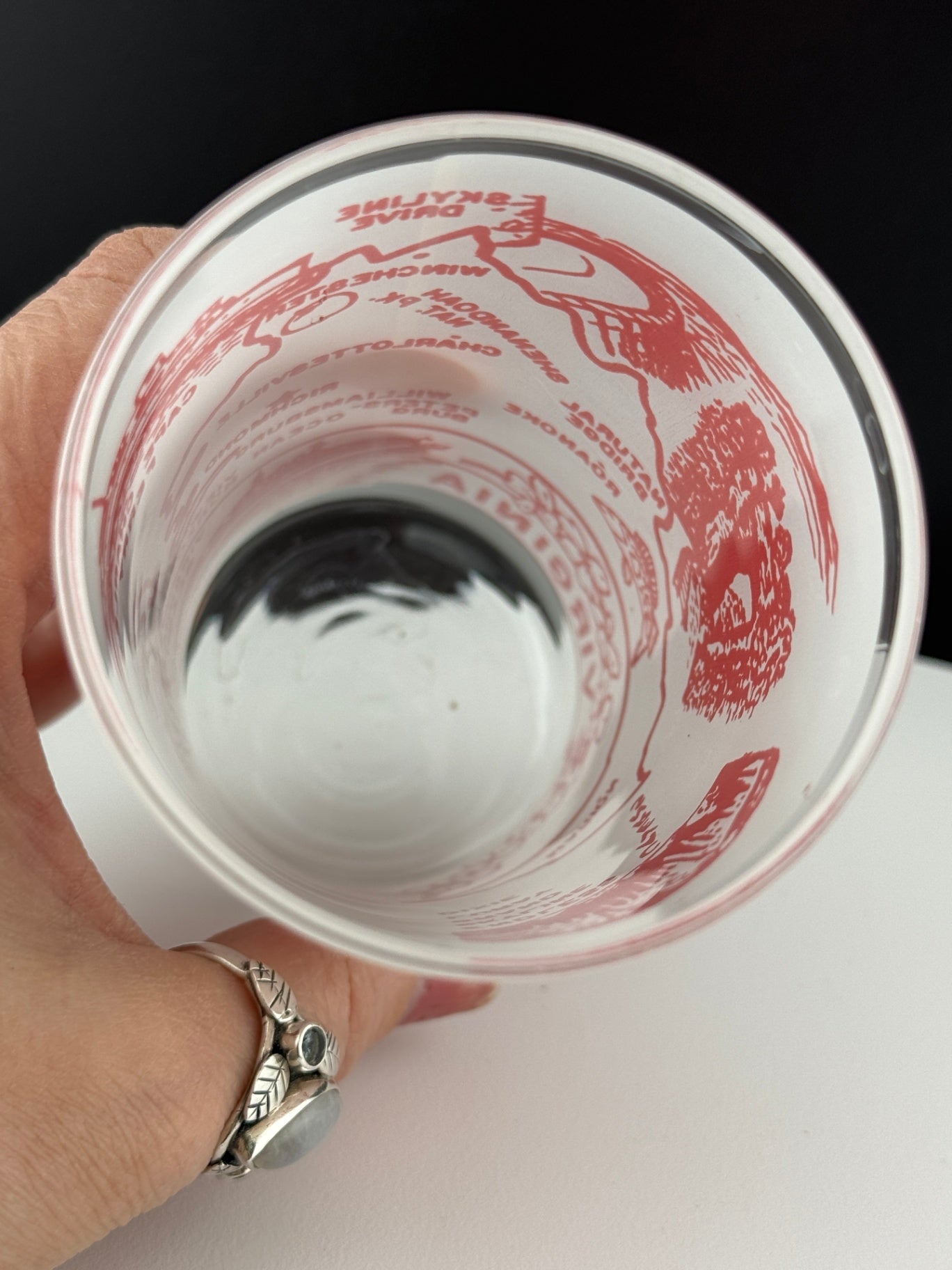 Vintage Virginia State Souvenir Glass