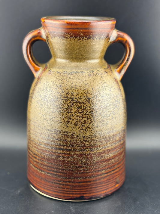 Vintage Hosley Pottery Two-Handle Urn Vase