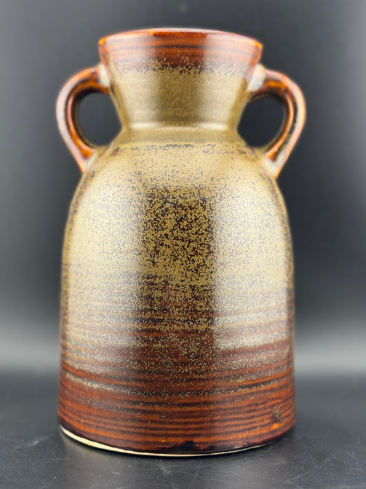 Vintage Hosley Pottery Two-Handle Urn Vase