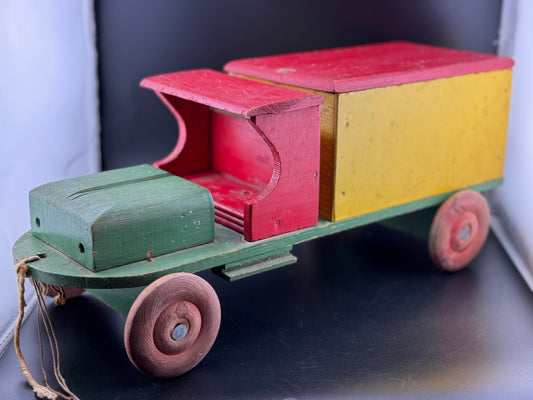 Vintage Wood Toy Truck