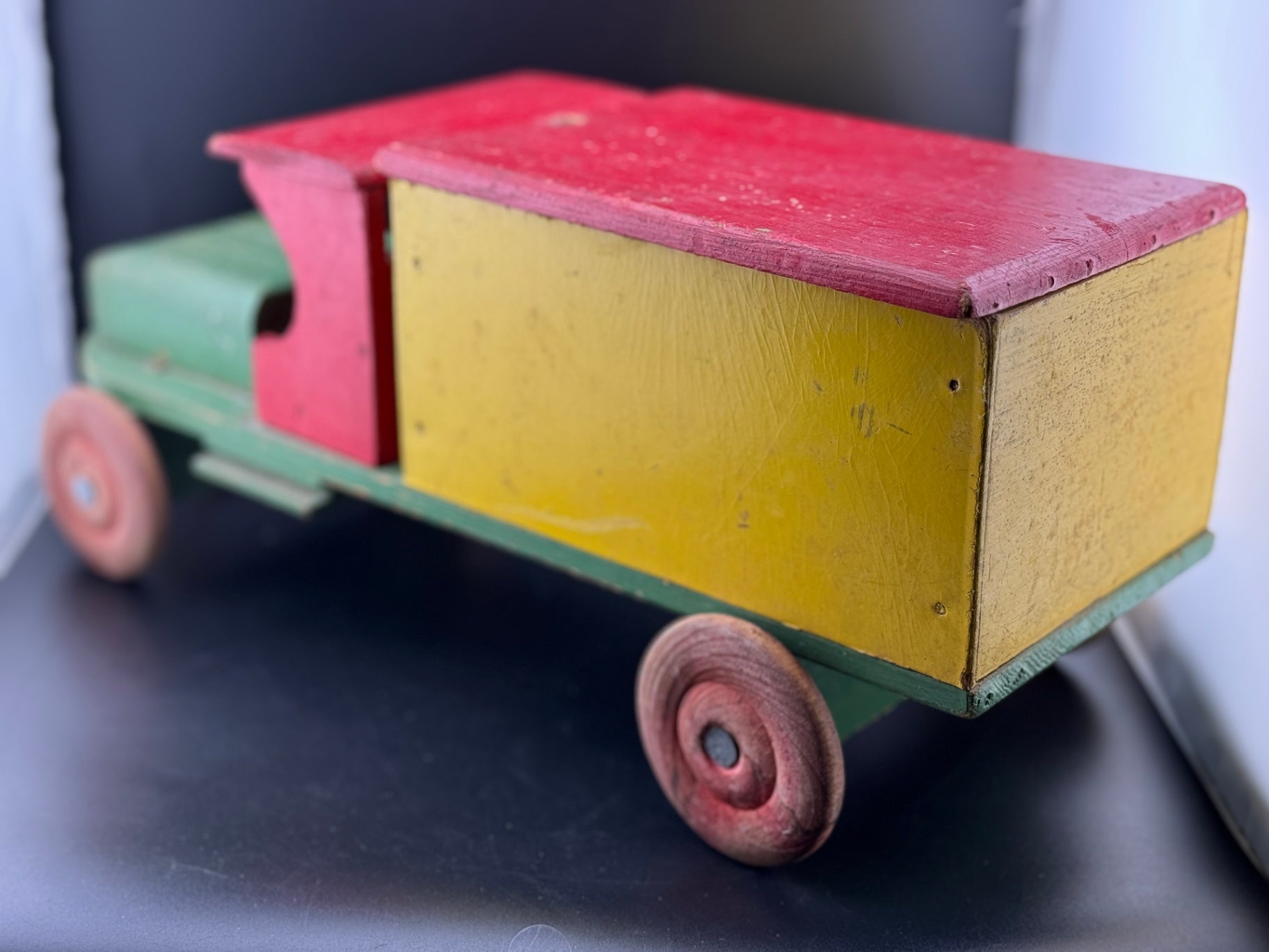 Vintage Wood Toy Truck