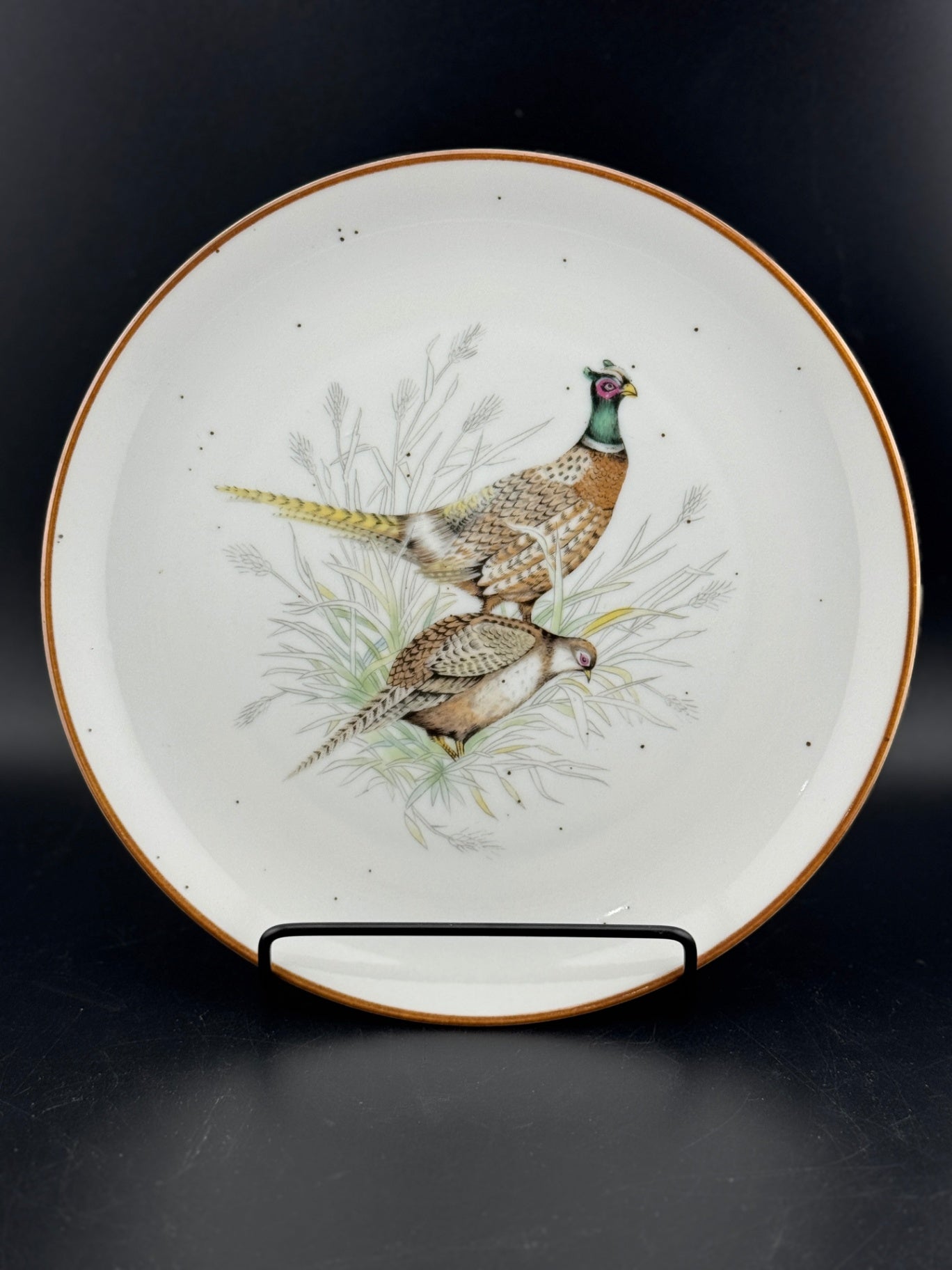 Set of 4 Wild Game Bird Plates by Andrea by Sadek
