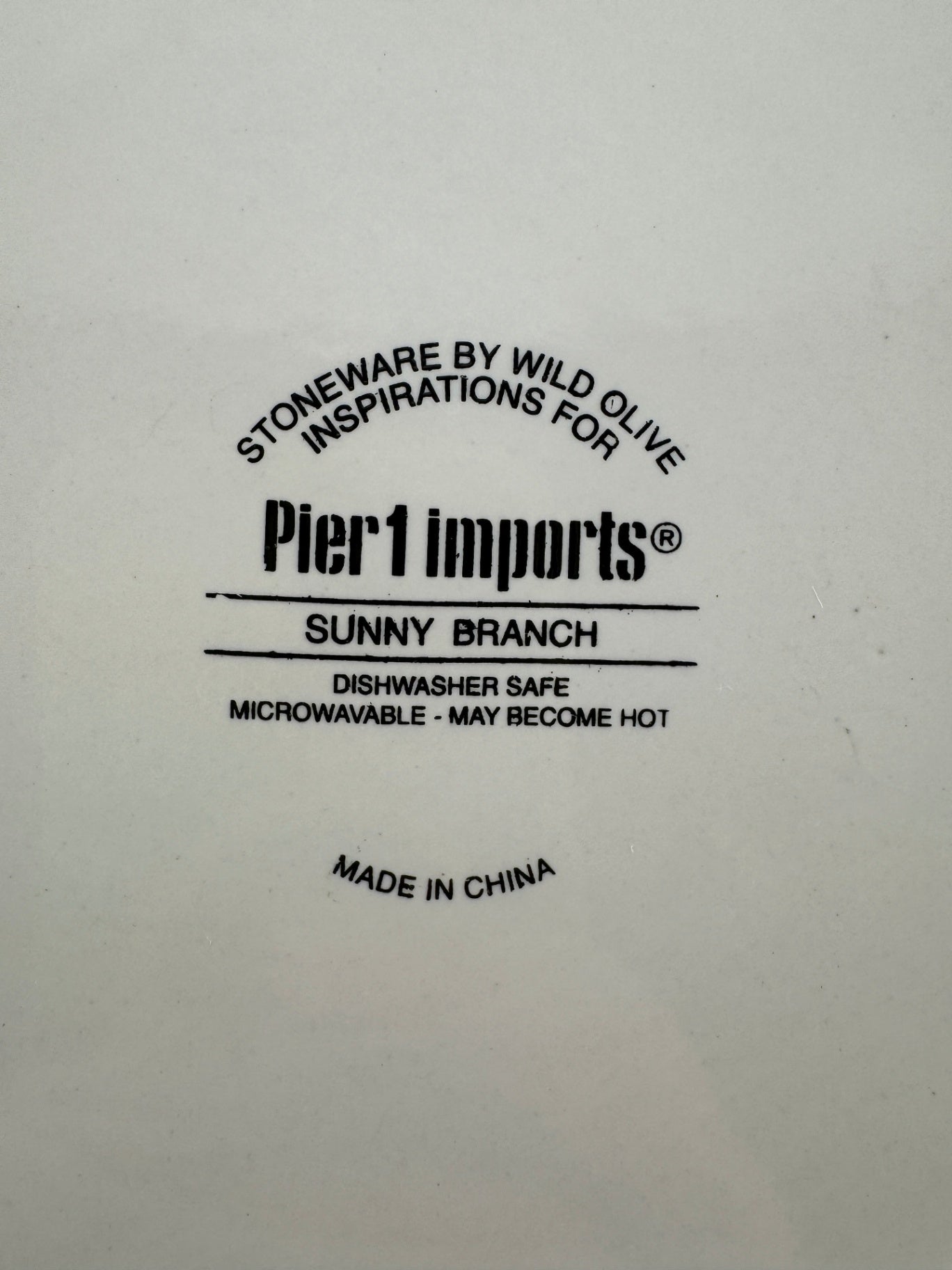 Pier 1 Imports Sunny Branch 8.25" Replacement Plate