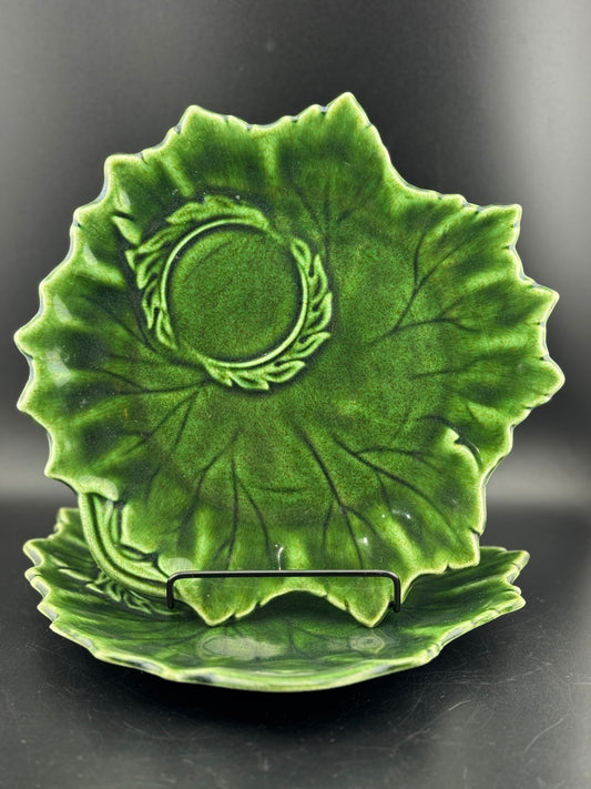 Woodfield Tropic Green Plate for Tea & Toast Snack Set  by Steubenville