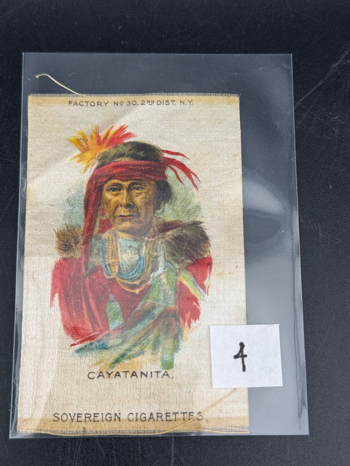 Assorted Antique Native American Cigarette Silks