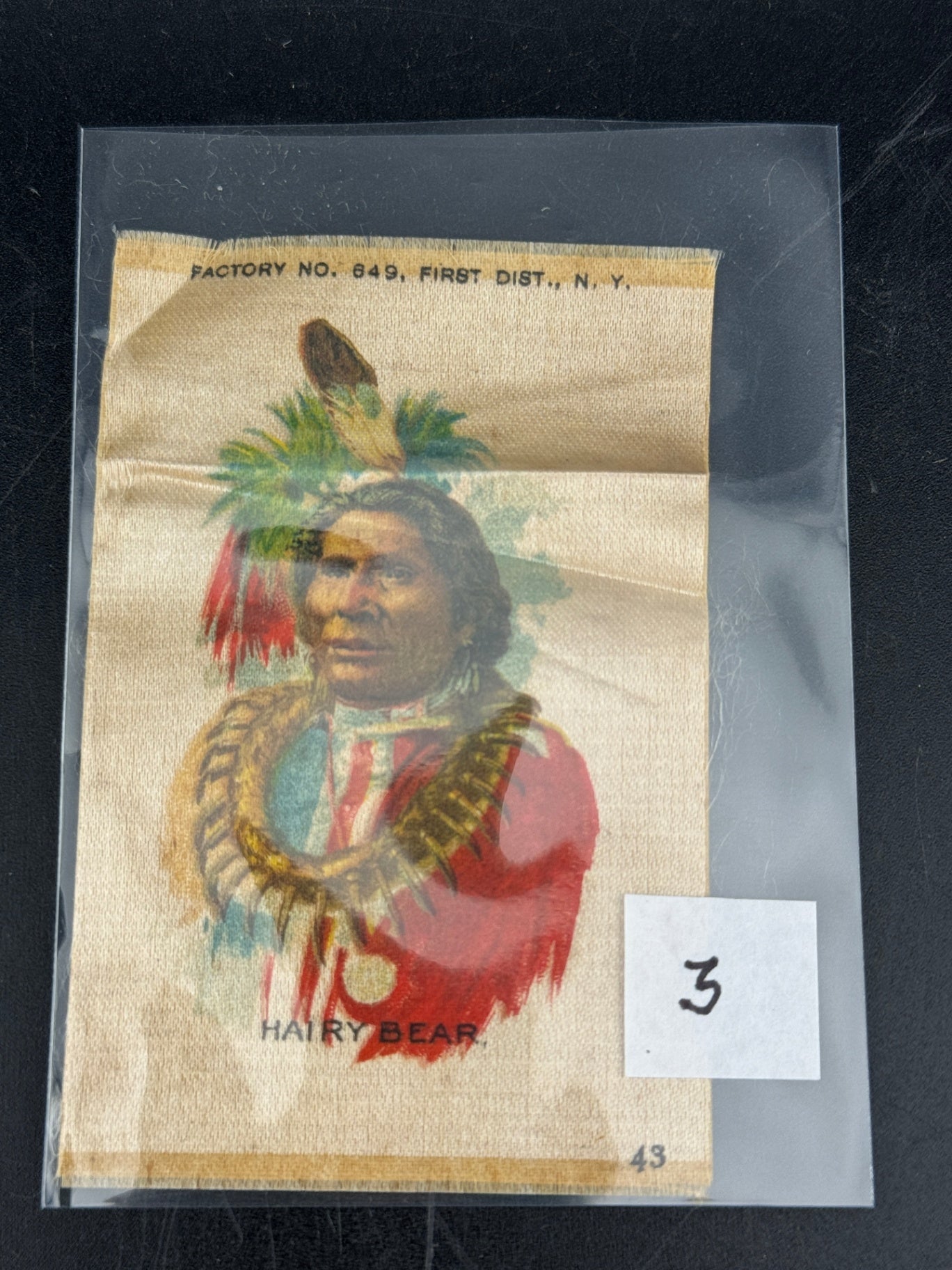 Assorted Antique Native American Cigarette Silks