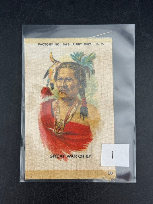 Assorted Antique Native American Cigarette Silks