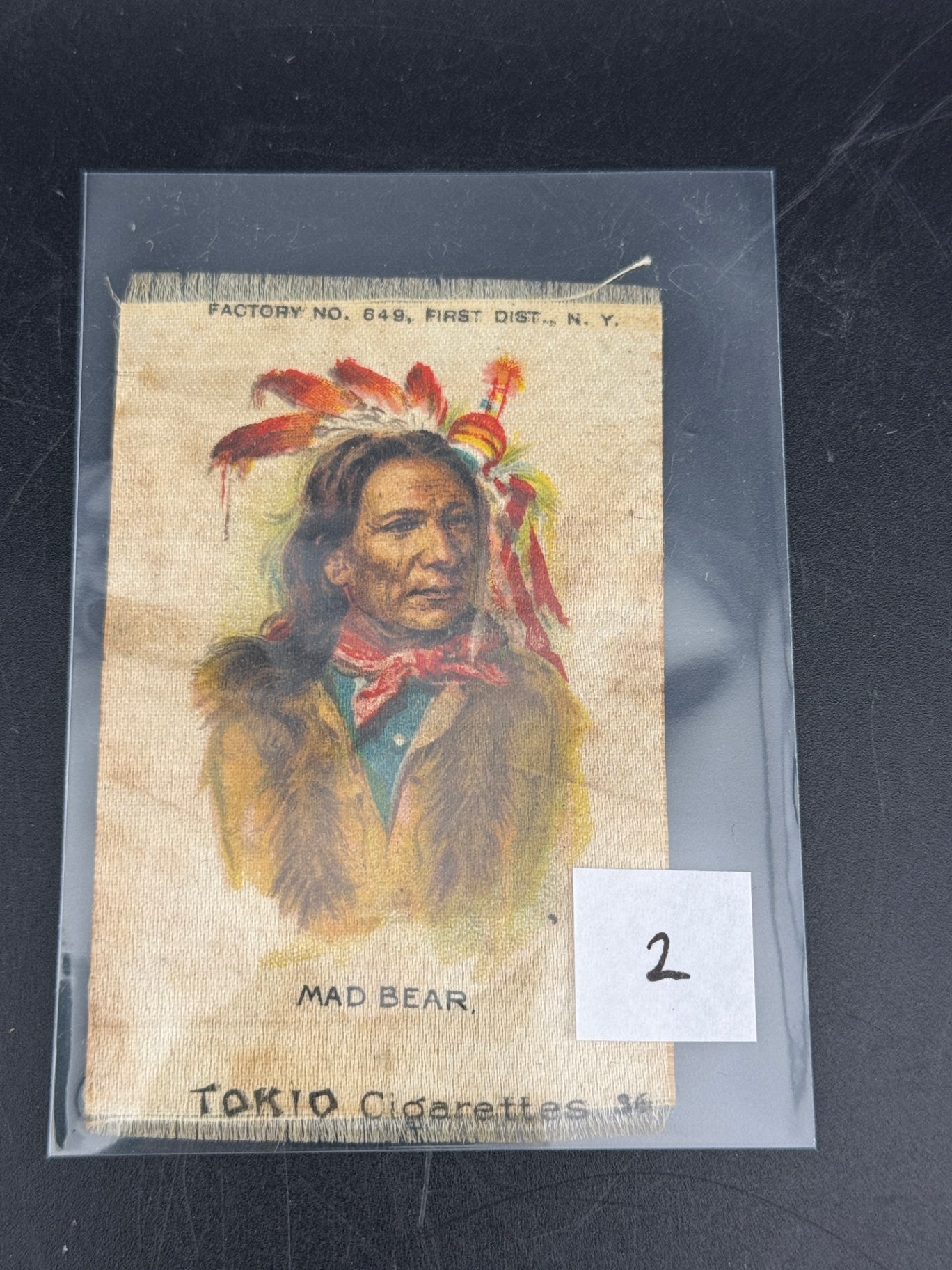 Assorted Antique Native American Cigarette Silks