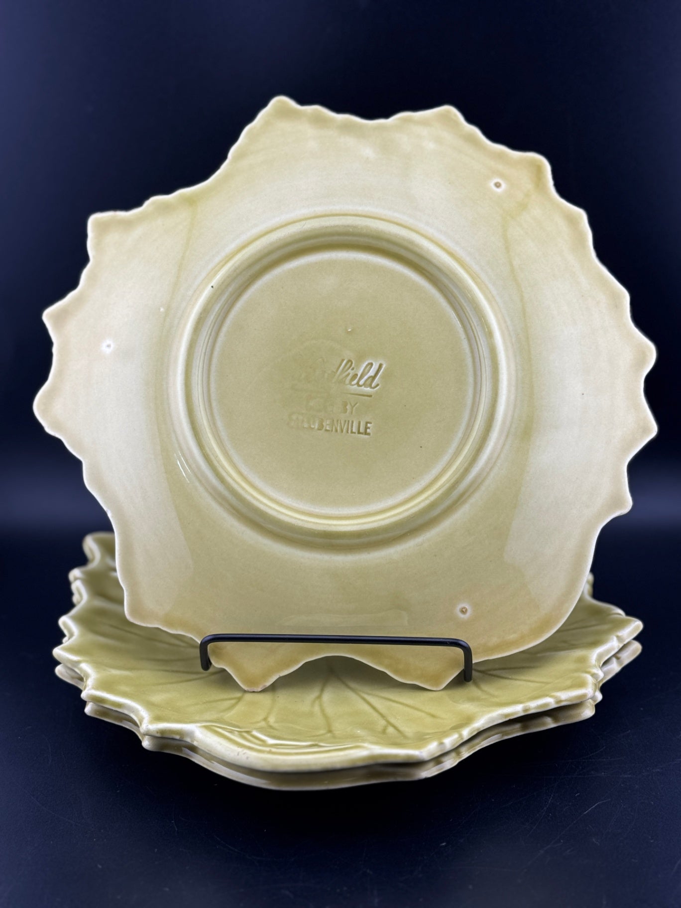 Woodfield Golden Fawn Plate for Tea & Toast Snack Set by Steubenville