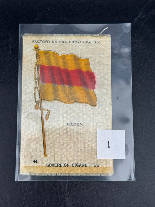 Assorted Flags Antique Cigarette Silks
