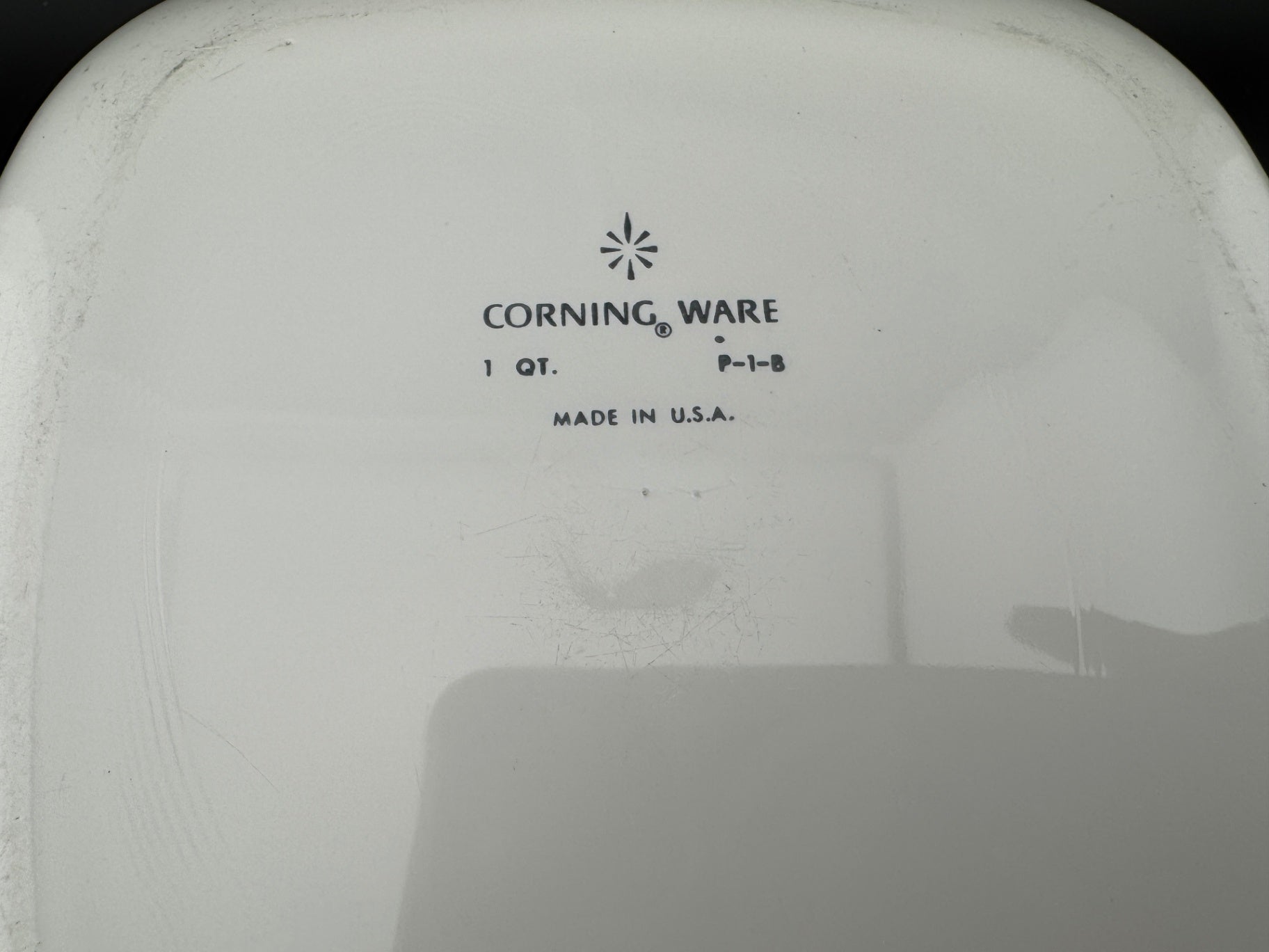 Cornflower Blue by Corning -  1 Quart Square Casserole No Lid