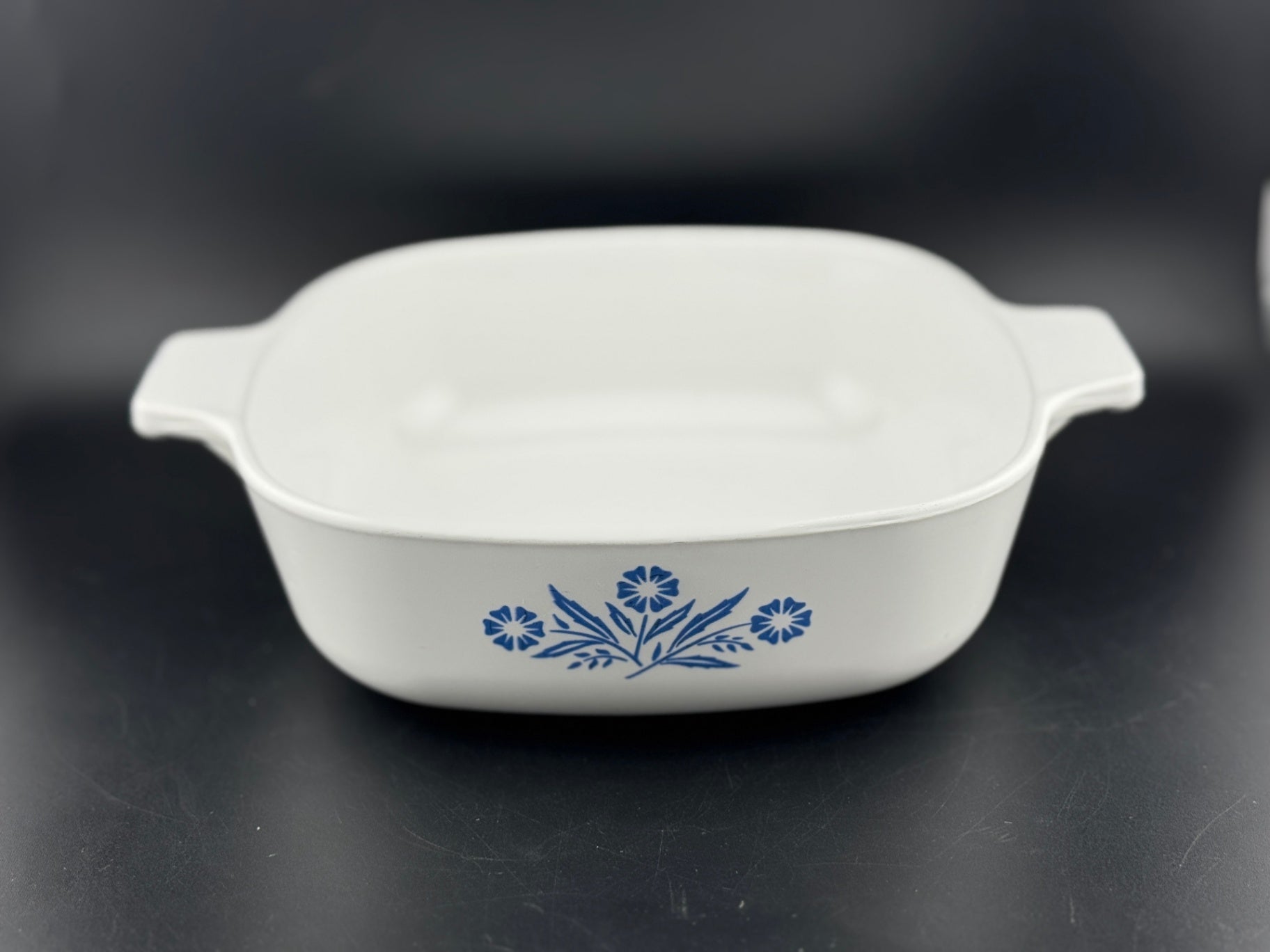 Cornflower Blue by Corning -  1 Quart Square Casserole No Lid