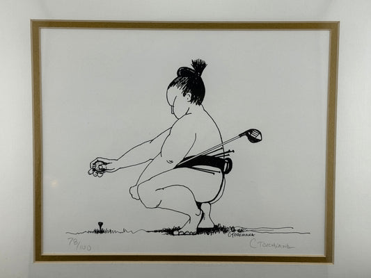 Signed Limited Edition Print "Respect to Par 5" by Cathy Torchiana - 78/100