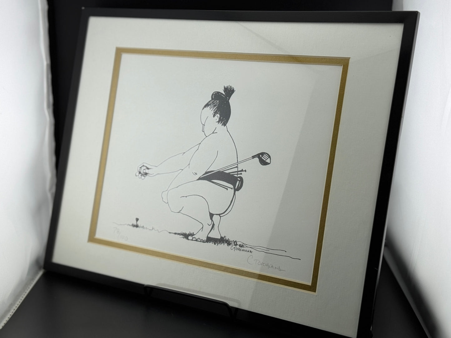 Signed Limited Edition Print "Respect to Par 5" by Cathy Torchiana - 78/100