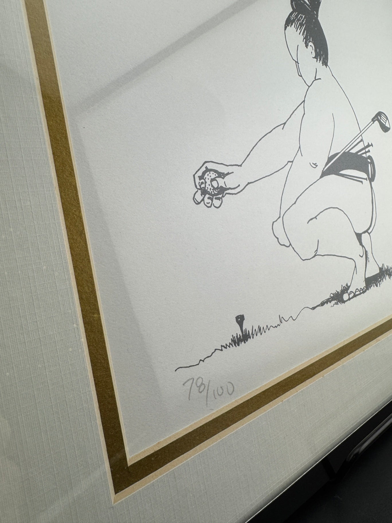 Signed Limited Edition Print "Respect to Par 5" by Cathy Torchiana - 78/100
